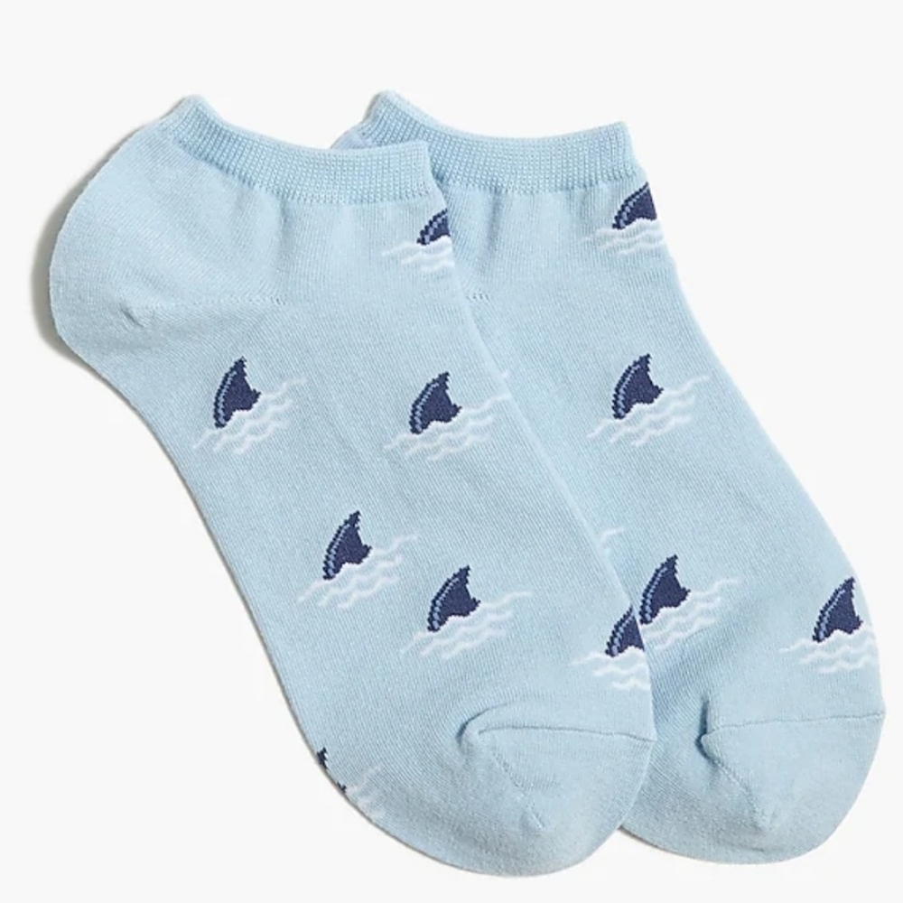 J Crew Shark Fin Ankle Socks